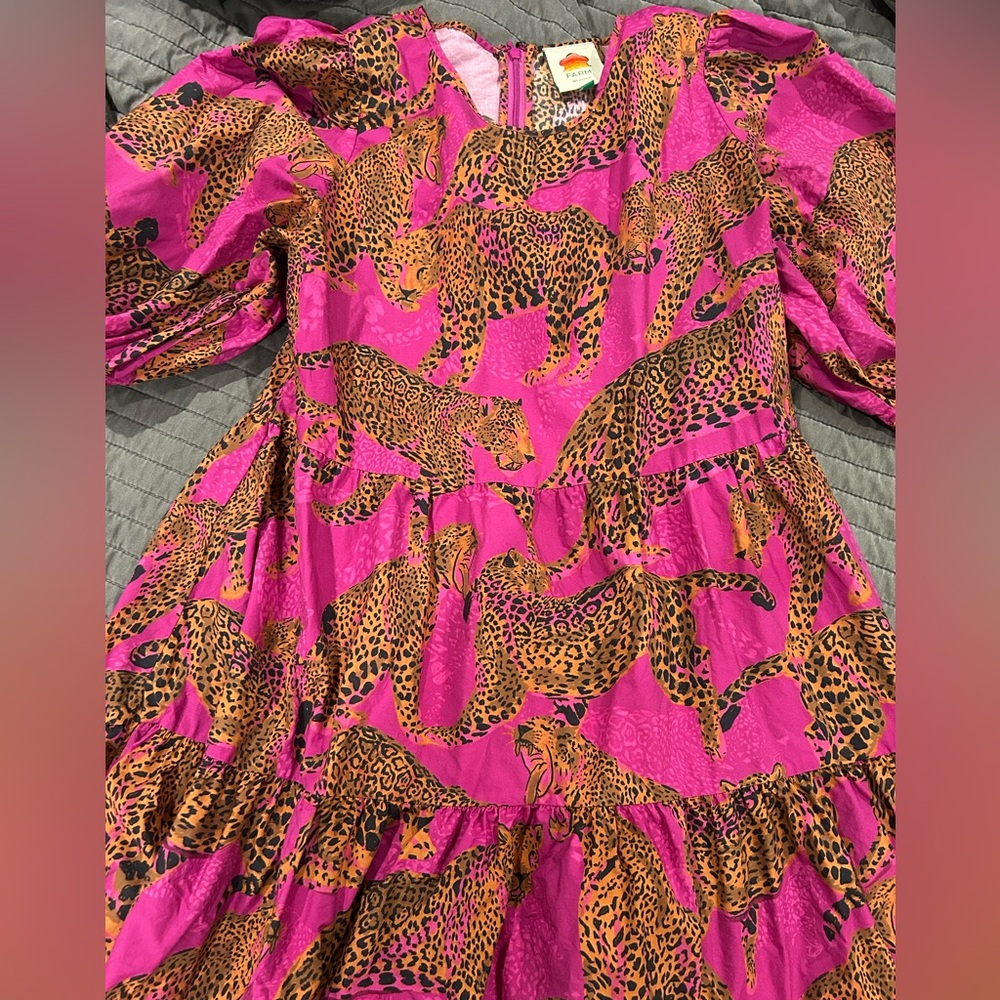 ARTSY LEOPARDS TIERED MINI DRESS - Picture 3 of 7